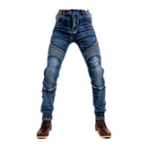 Vaqueros vintage de motociclista para hombre